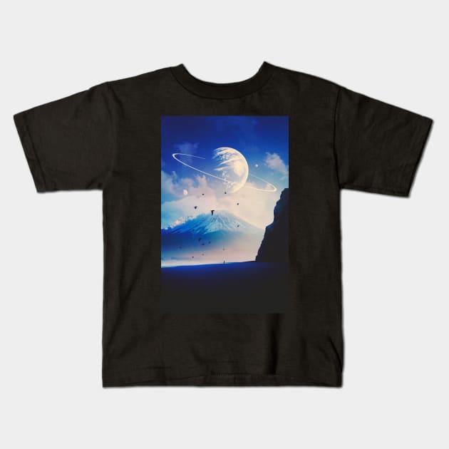 Azure Kids T-Shirt by SeamlessOo